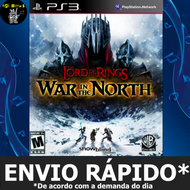 The Lord Of Rings War In The North Jogos Ps3 PSN Digital Playstation 3