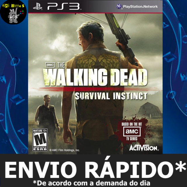 The Walking Dead Survival Jogos Ps3 PSN Digital Playstation 3