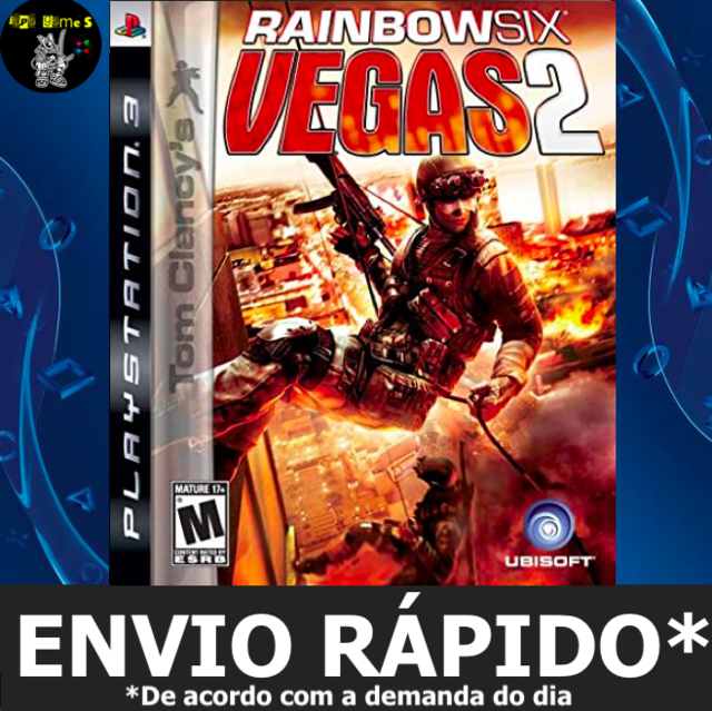 Jogo Tom Clancy's: Rainbow Six Vegas PlayStation 3 Ubisoft com o