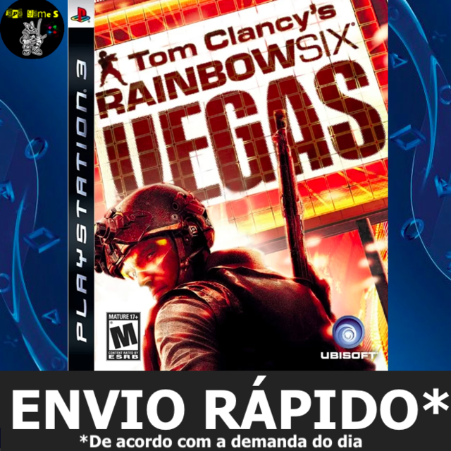 Jogo Tom Clancy's: Rainbow Six Vegas PlayStation 3 Ubisoft com o