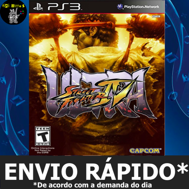 Jogo Super Street Fighter IV Ps3 - Jogos de Luta - Magazine Luiza