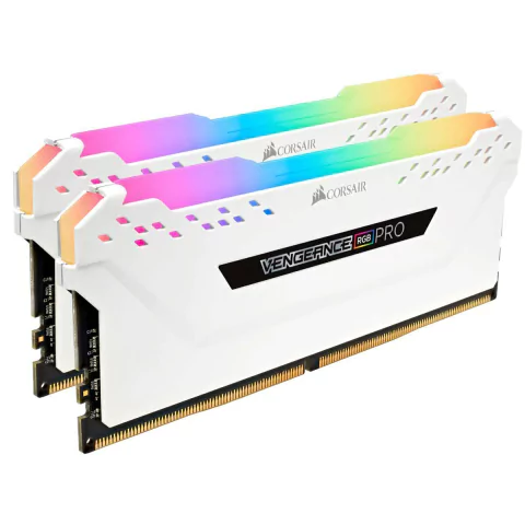 MEMORIA DDR4 CORSAIR 16GB (2X8GB) 3200 MHZ VENGEANCE RGB PRO WHITE (8719) IN