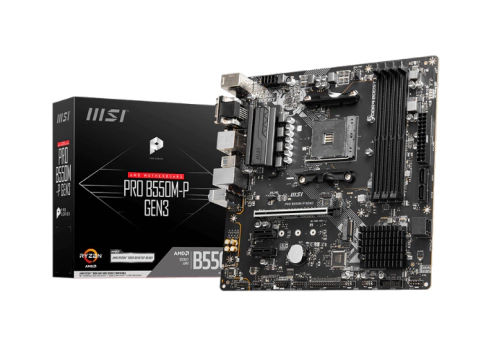 MOTHER MSI PRO B550M-P GEN3 DDR4 AM4 (SERIES 3000/4000/5000) (2234) IN