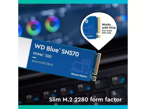 SSD M.2 NVME 500GB WESTERN DIGITAL BLUE SN 570 AR