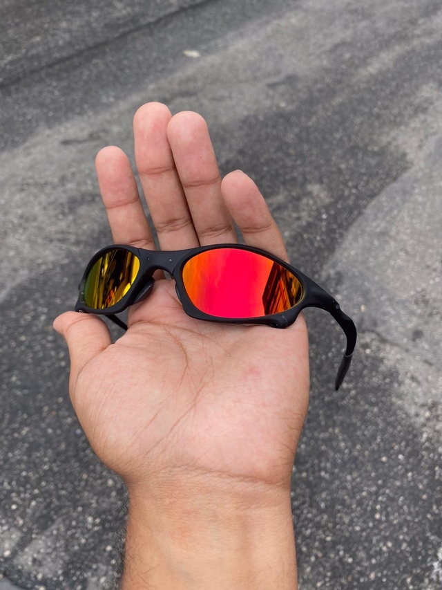 Óculos de Sol Oakley Penny X Metal Lente Ruby