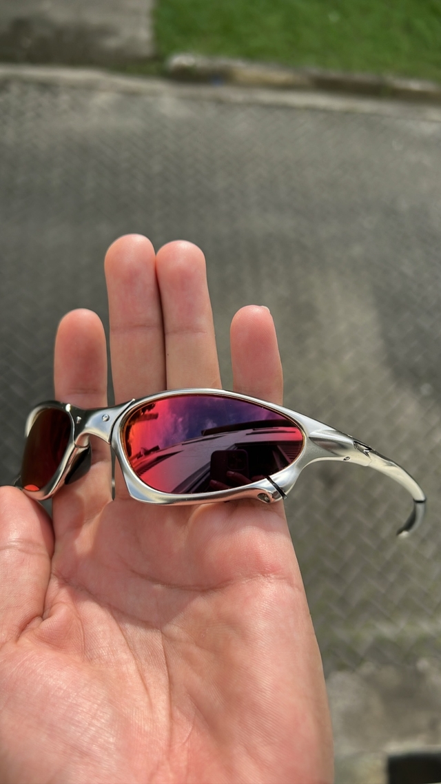 Óculos de Sol Oakley Penny X Metal Lente Ruby