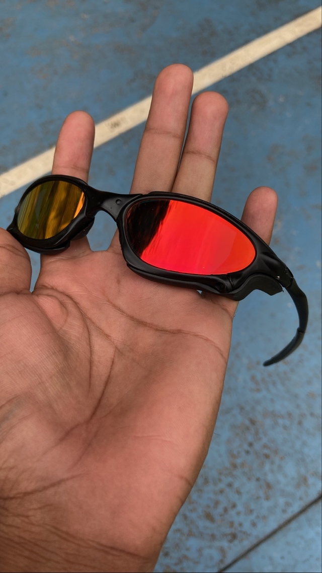 Óculos De Sol Lupa De Vilão Plasma Lente Ice Thug