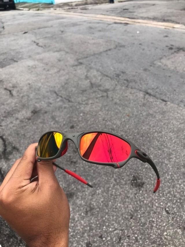 Oakley Juliet Carbon Ruby Iridium Sunglasses