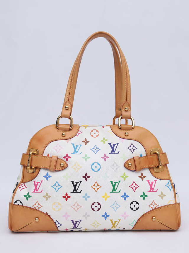 Louis Vuitton Monogram Takashi Murakami Claudia Bag Black