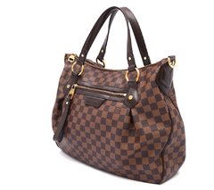 Bolsa Louis Vuitton Damier Canvas Evora MM - Paris Brechó