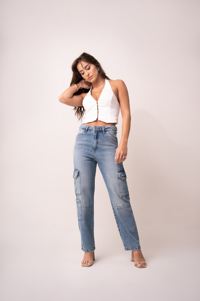 Calça Cargo Jeans - Comprar em BLD Jeans
