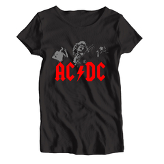 Remera Mujer Manga Corta AC/DC 06