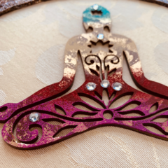 Quadro decorativo Namastê - Loja Online Varejo de Produtos Esotéricos - Mandala Esotérica