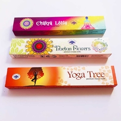 Kit Incenso Chakra Lotus, Tibetan Flowers e Yoga Tree - comprar online