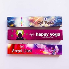 Kit Incenso Chi Force, Happy Yoga e Angel Dust - comprar online