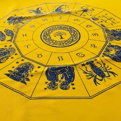 Toalha Zodíaco Amarela na internet