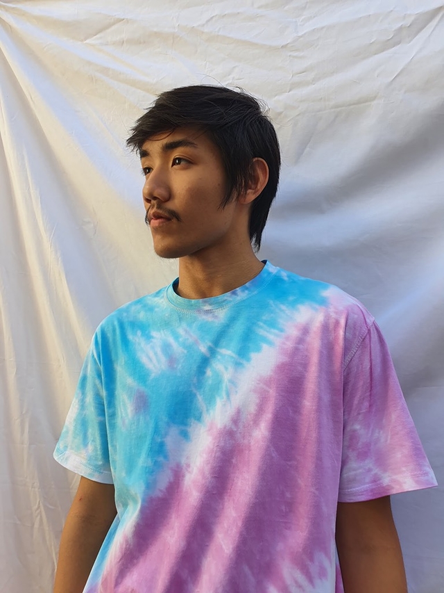 Camisetas tie dye azul sales