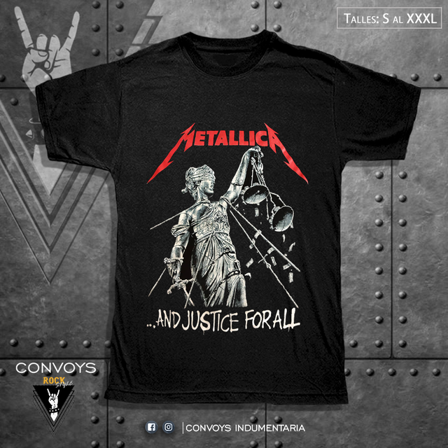 Remera METALLICA And Justice for all