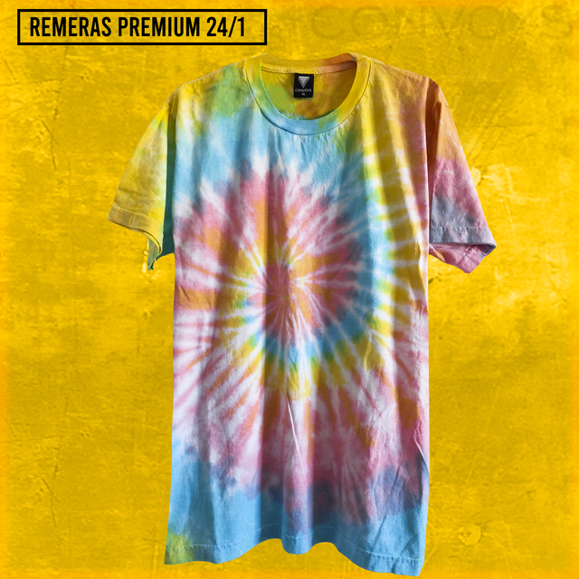 Remeras multicolor hippie hot sale