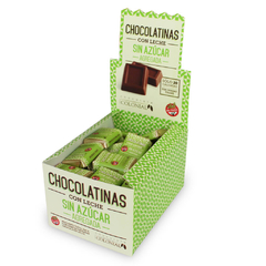 Chocolatinas con leche sin azúcar agregada x 5 gr. - 012-62080