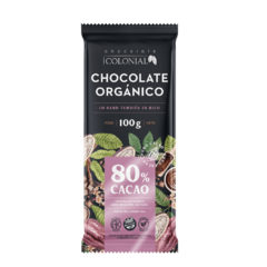 Chocolate Orgánico 80% cacao - 037-38095 - comprar online