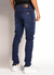 JEAN BROSS SLIM AZUL BIGOTE LASER - HOMBRE - Bross