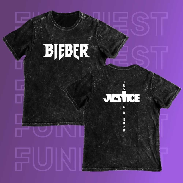 Camiseta Justin Bieber - Justice Tour