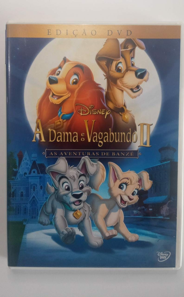 Dvd A Dama E O Vagabundo - Lacrado - Original - Disney