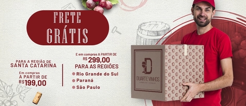 Imagem do banner rotativo Duarte Vinhos - Importados e Nacionais