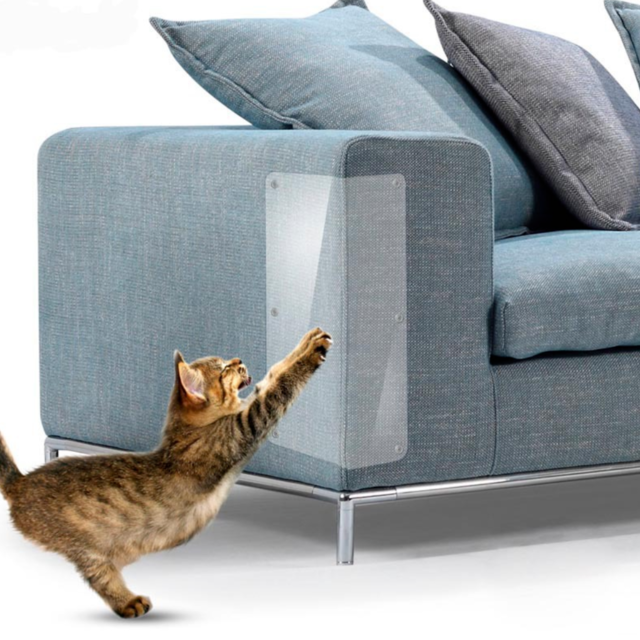 Cinta Antiscratch Rascador Sofa Mueble Futon Gatos