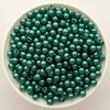 Perlas Plástico 6mm Verde
