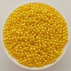 Perla Plástica 4mm Amarilla