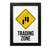 Quadro decorativo "Trading Zone" para Traders