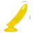 DILDO BONY - DISEÑO DE BANANA - BASE VENTOSA - 17 CM en internet