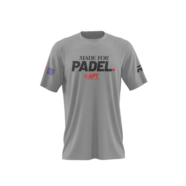 REMERA APT MADE FOR PADEL GRIS