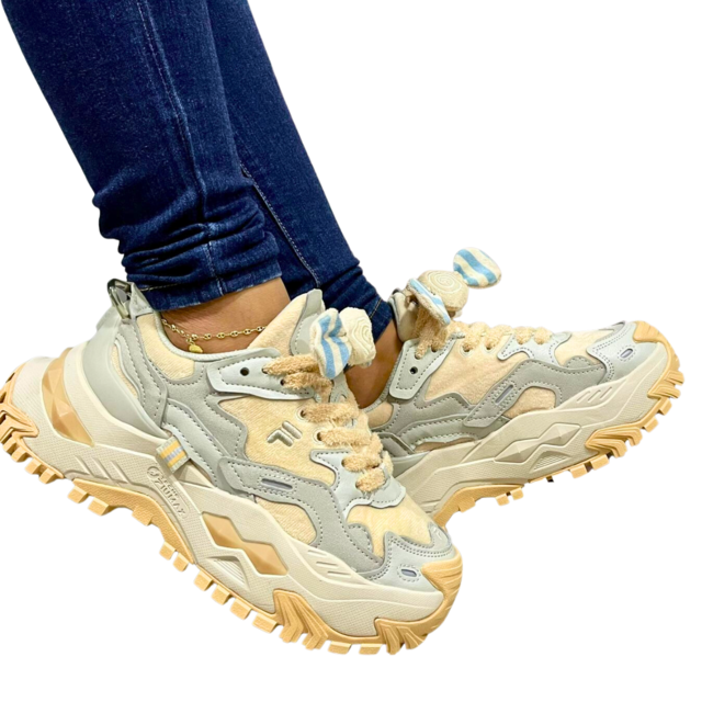 Tenis fila sales beige