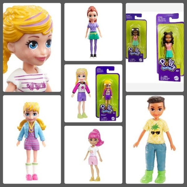 Polly Pocket Diversão Amigos Mini Boneca Colecionavel