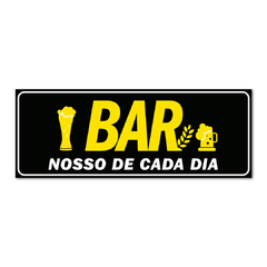 PLACA BAR NOSSO 40x15 cm