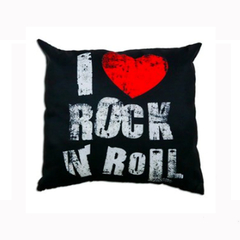 Almofada I Love Rock n Roll 40x40 cm