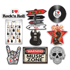 KIT 8 PLACAS ROCK N ROLL - comprar online