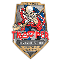 PLACA RECORTE TROOPER BEER 30x20 cm