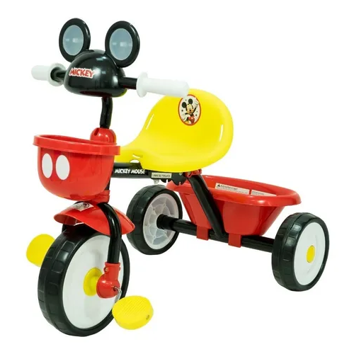 Triciclo Plegable Mickey Mouse C Luz y Musica