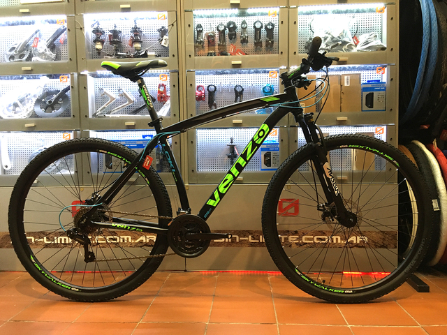 Bicicleta Venzo Loki Evo Rod 29 Shimano 21v Disco Mecanico Ngo Verde