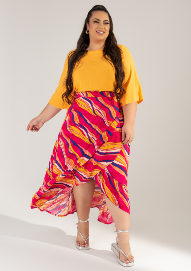 Saia pareo plus size sales