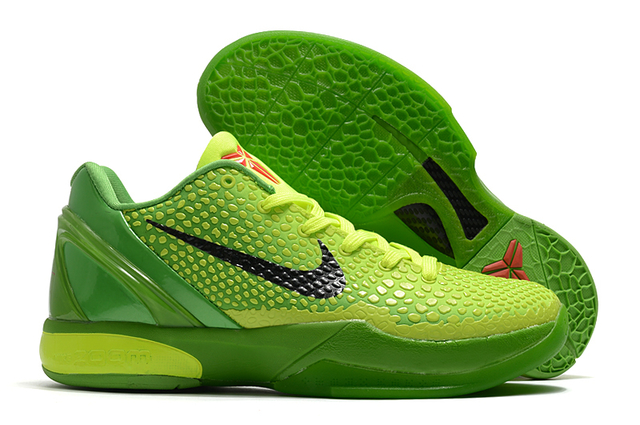 Zoom kobe hot sale 6 grinch