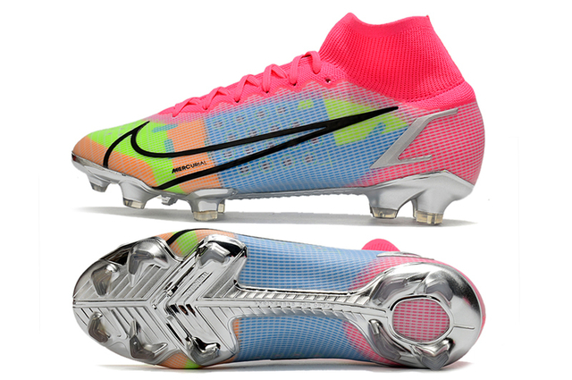 Chuteiras rosa cheap nike mercurial