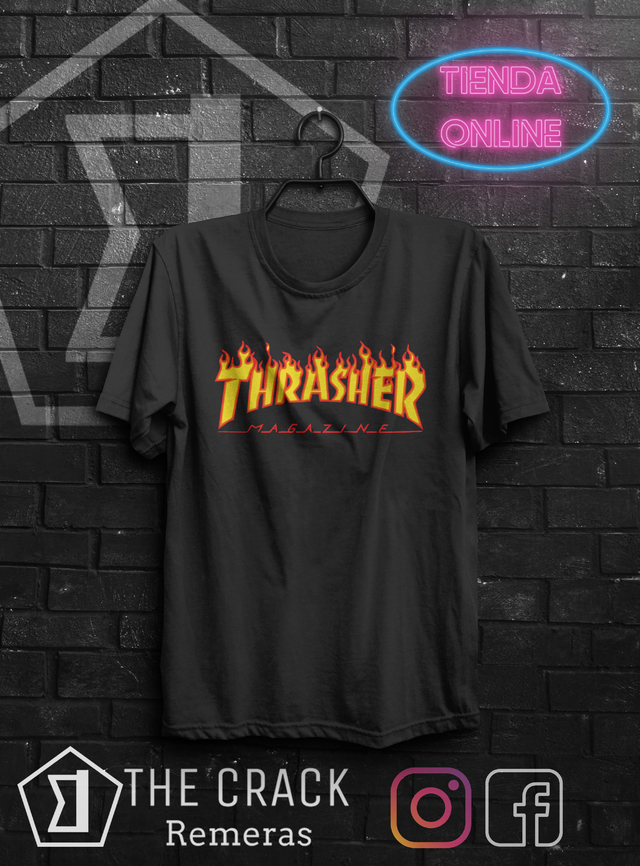 THRASHER NEGRA