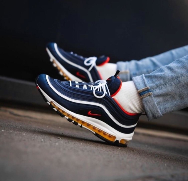 Air Max 97 Azul Laranja