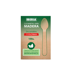 Cucharita Ecológica de Madera (100 un) - comprar online