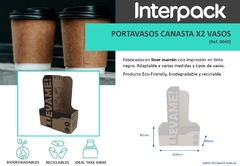 Imagen de Canasta Porta 2 Vasos (100 un)
